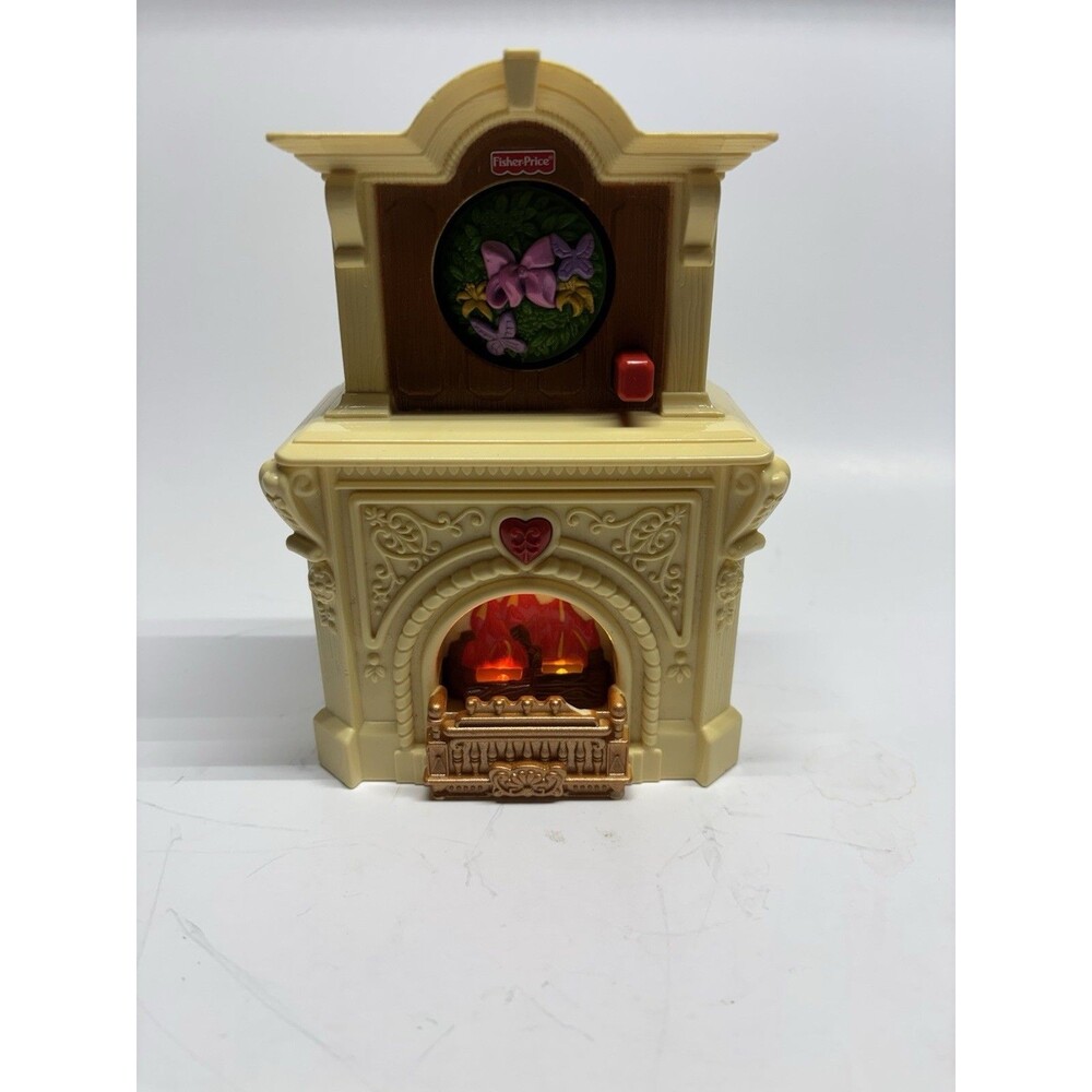 Fisher Price Loving Family Dollhouse Fireplace Lights & Sound WORKS 2010